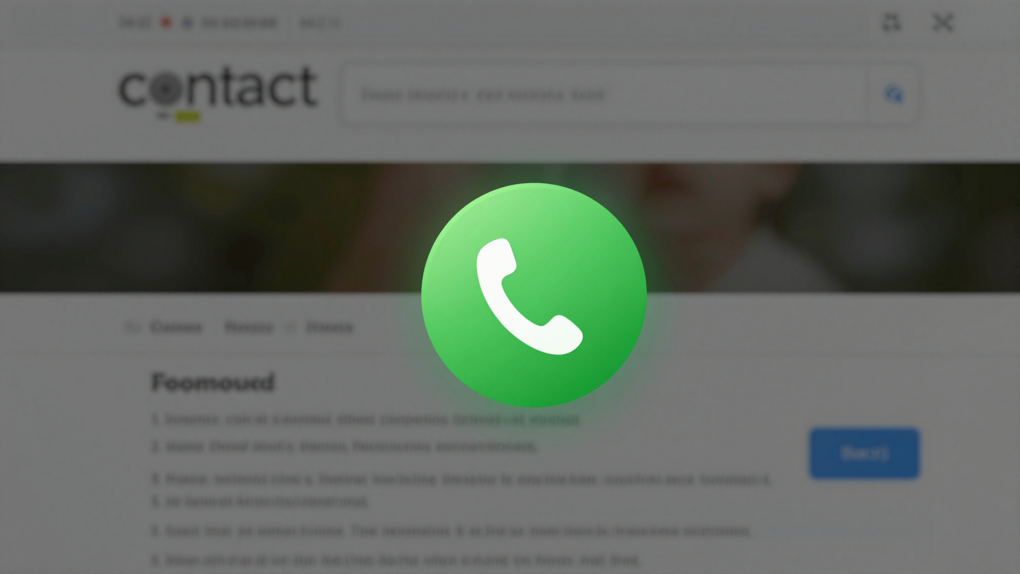 A side-by-side comparison of a website header with a hidden contact page versus a header with a bright, clickable phone number button.
