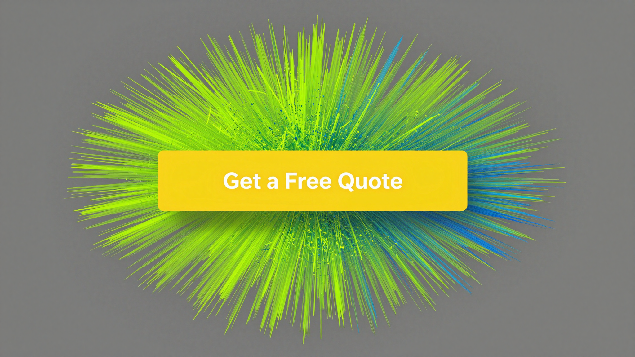 A heat map showing user clicks concentrated heavily on a brightly colored 'Get a Free Quote' button in the center of a webpage.